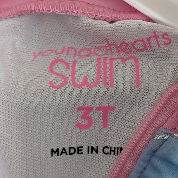 COPY - COPY - YOUNG HEART Swim One Piece Multi-Color Size 3T NWT - Picture 4 of 5